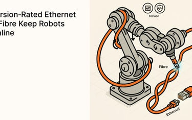 torsion rated ethernet and fibre