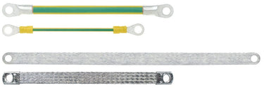 FLAT GROUND STRAP/TERMINALS 1X25/M8/200