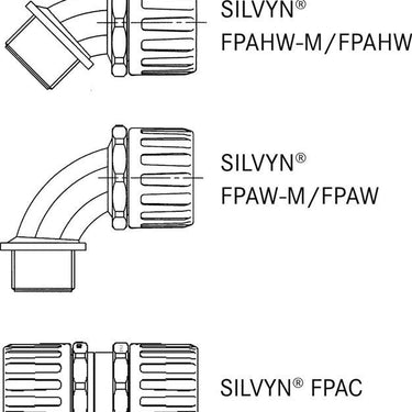 SILVYN® FPAS PA6 21 / 16.7X21.2 BK 50M