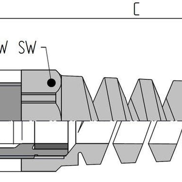 SKINTOP® BS NPT 1/2'' RAL 7001 SGY