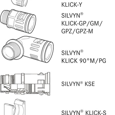 SILVYN® RILL PA12 13 / 10X13 BK 50M