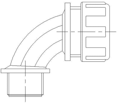 SILVYN® MPC 90° PG 13 BK